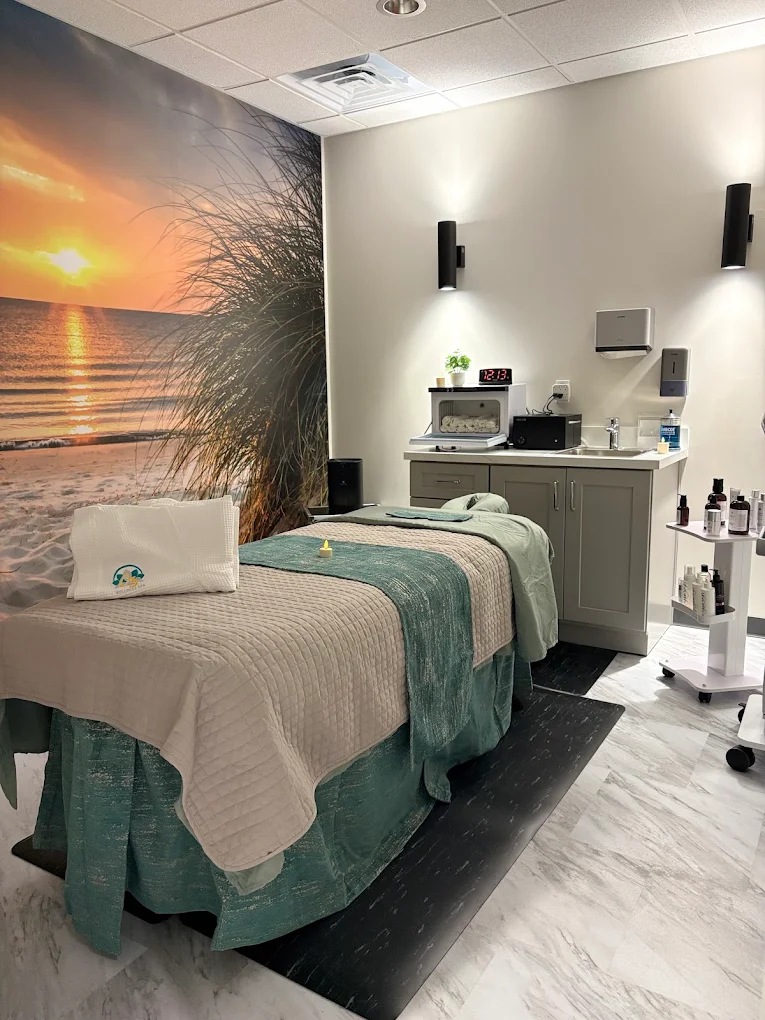 Treatment room at C3 Wellness Spa on Hillsborough Street, Raleigh